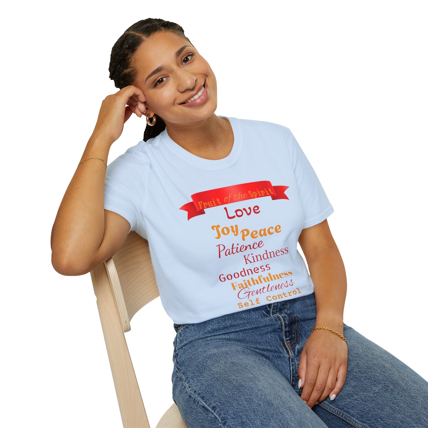 Fruits of the Spirit T-Shirt, Inspirational Tee for Faith, Christian Gift, Spiritual Encouragement, Bible Verse Apparel