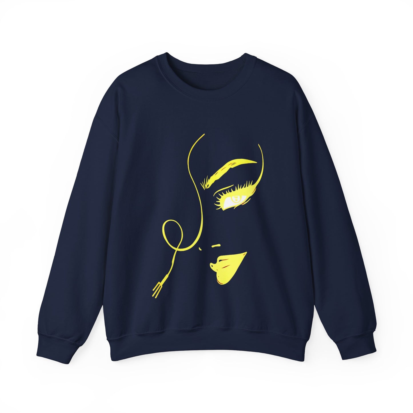 Women's Face Crewneck Sweatshirt