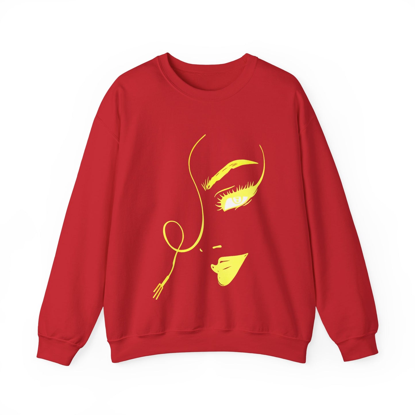 Women's Face Crewneck Sweatshirt
