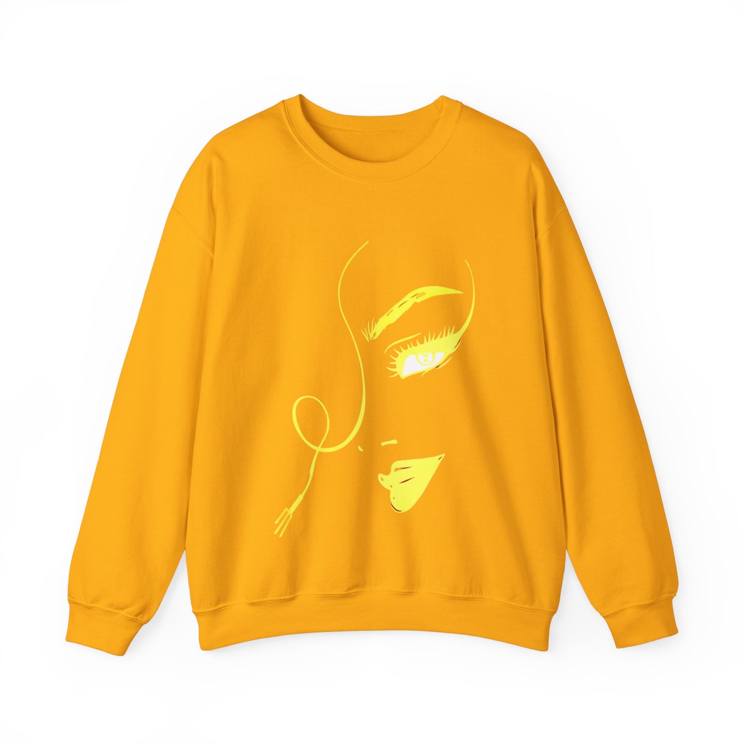 Women's Face Crewneck Sweatshirt