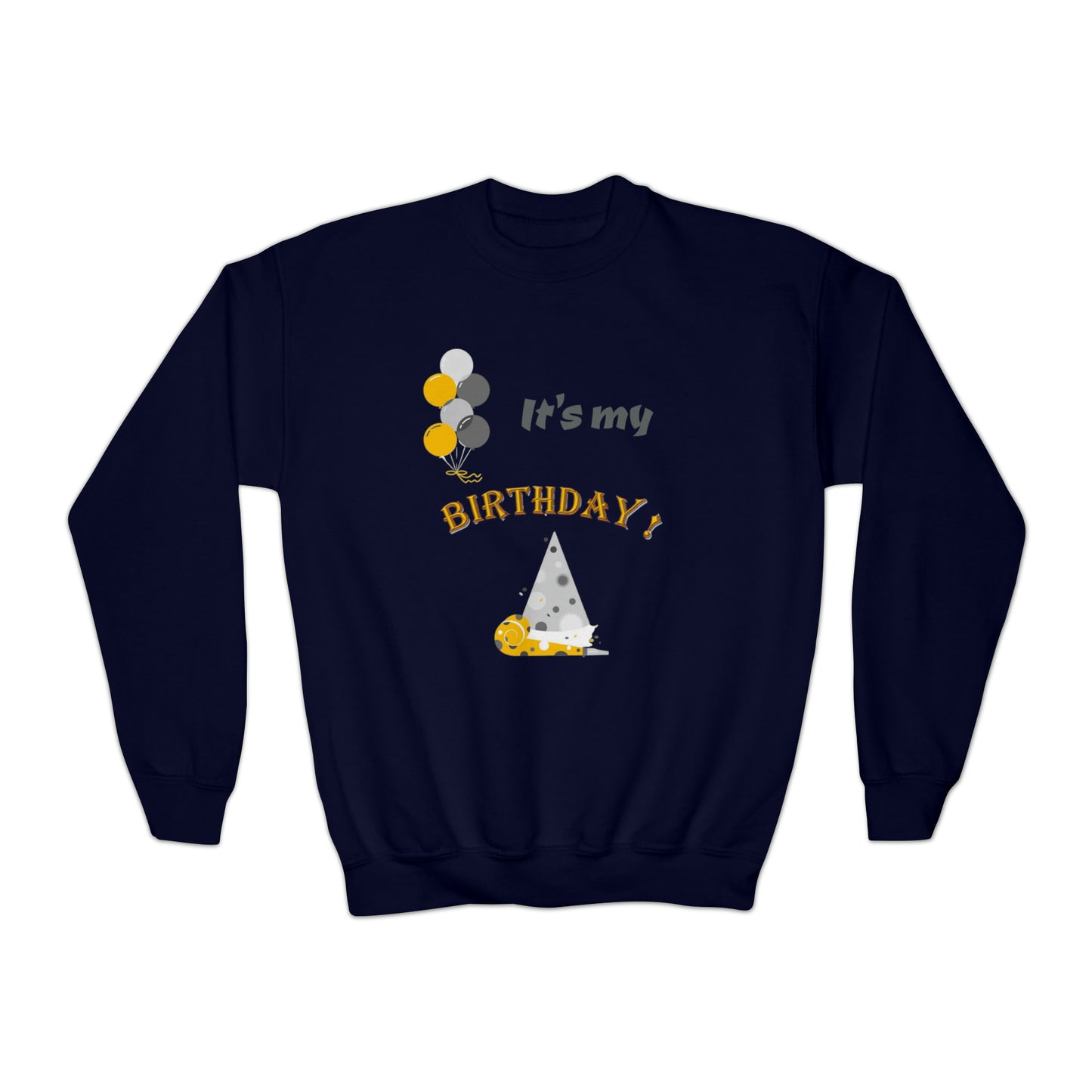 It's my Birthday Youth Crewneck Sweatshirt