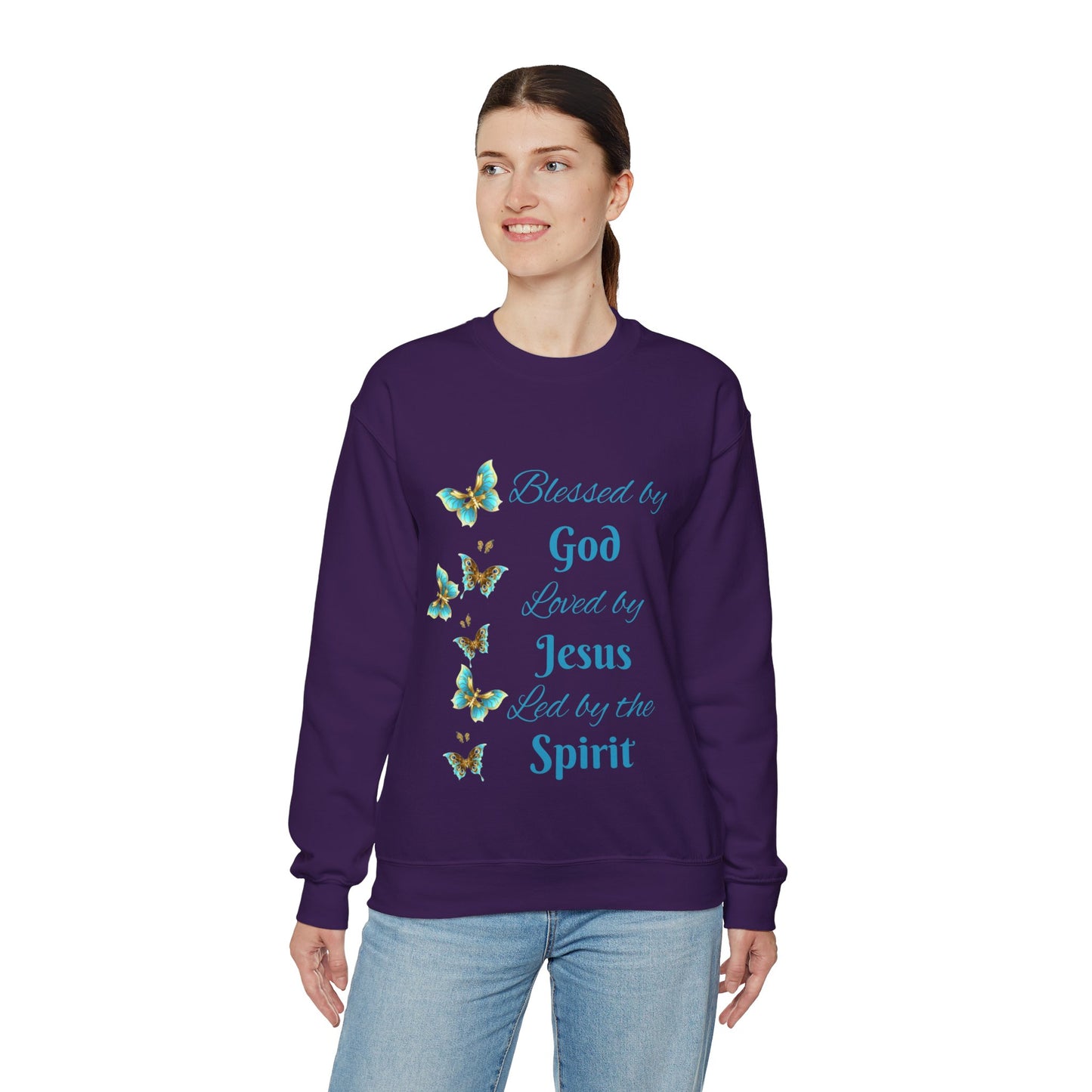 Blessed, Loved, Led Crewneck Sweatshirt