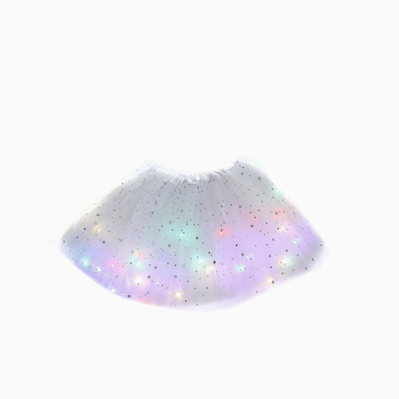 1pc, Glowing LED Princess Tutu Skirt