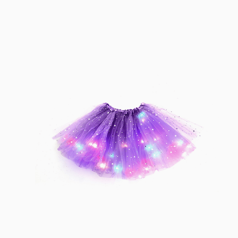 1pc, Glowing LED Princess Tutu Skirt