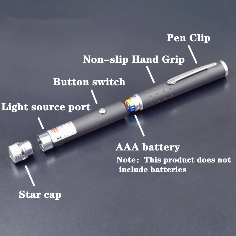 SQL002  Multi Pattern Laser Pointer, Creating Festive Atmosphere,Pet Kitten Dogs Laser Pen Toys Chaser Tease Cat Pointer Pen Toys For Cats, Indoor Training Chaser Toys Pointer With Star Cap, Adjustable Focus For Teaching Outdoor Hunting
