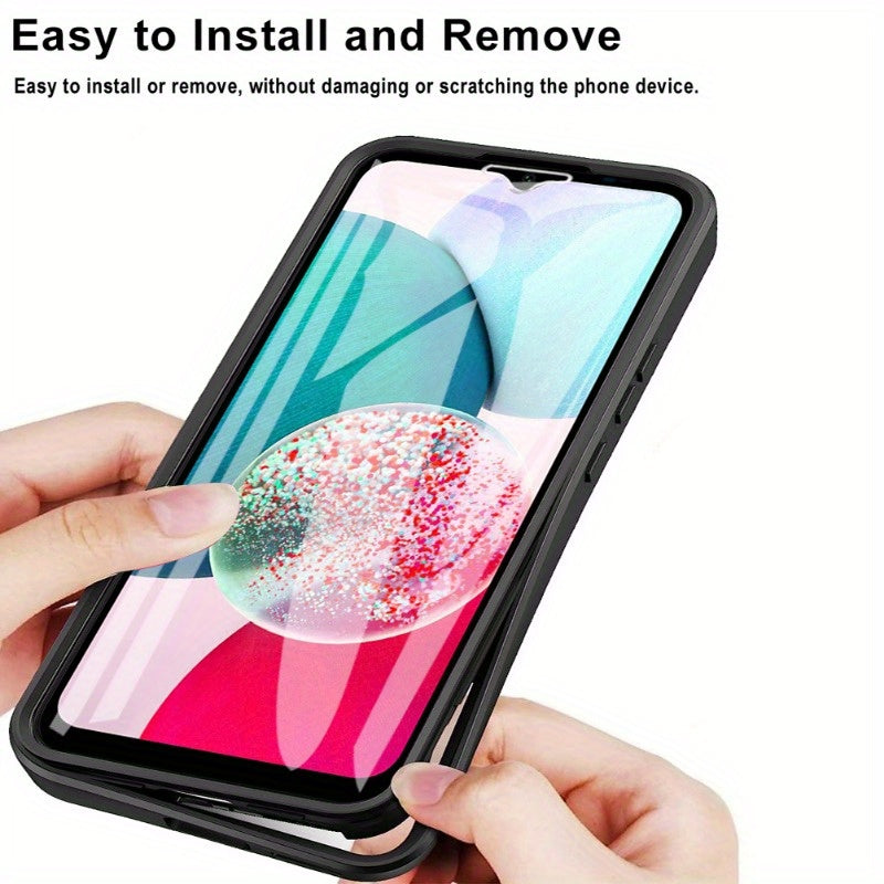 Double-sided 360 Full Body Dual Layers Phone Cases For Samsung Galaxy A14 A34 A54 A24 A53 A04S A04E A25 A33 A12 Dual Layer Phone Cover