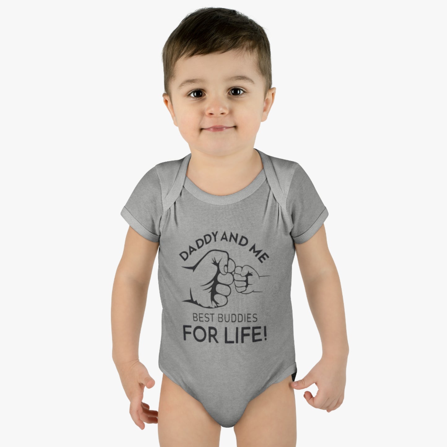 Dad and me Infant Baby Rib Bodysuit