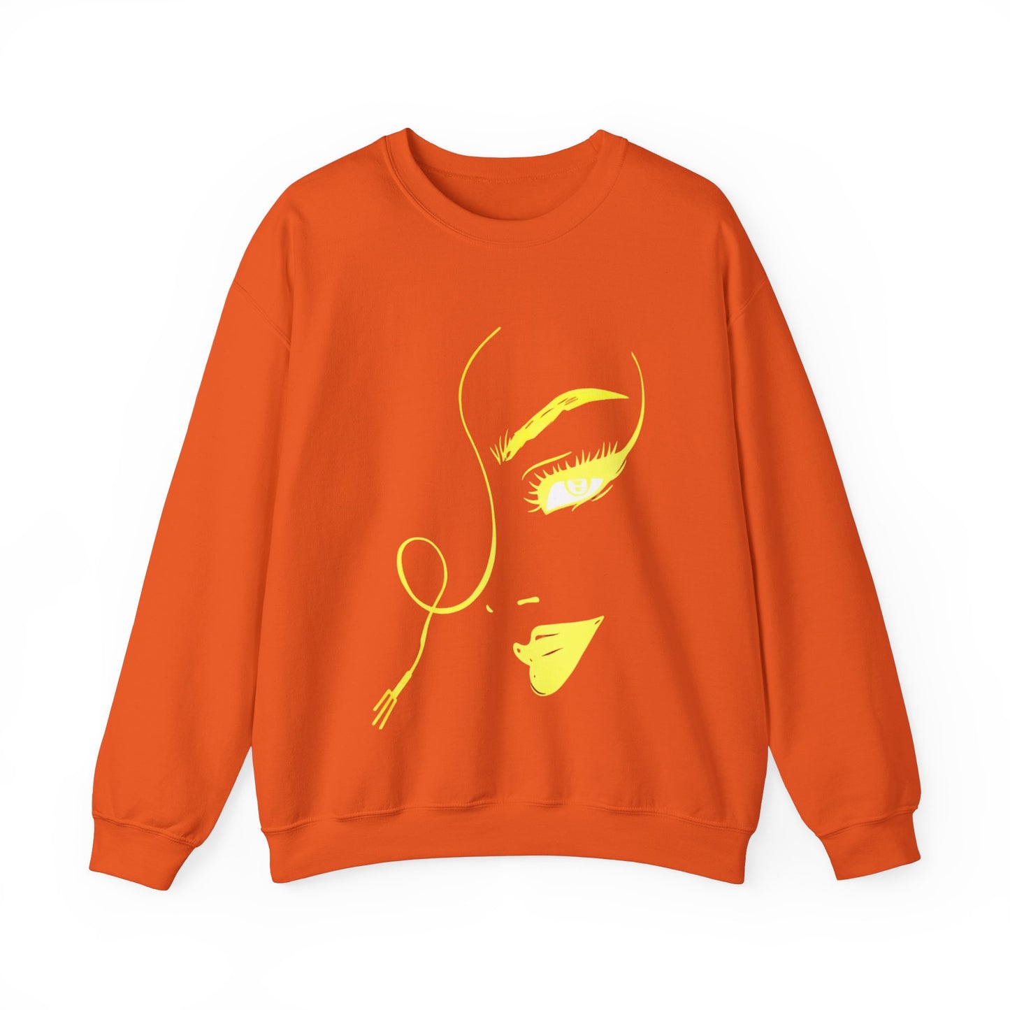 Women's Face Crewneck Sweatshirt