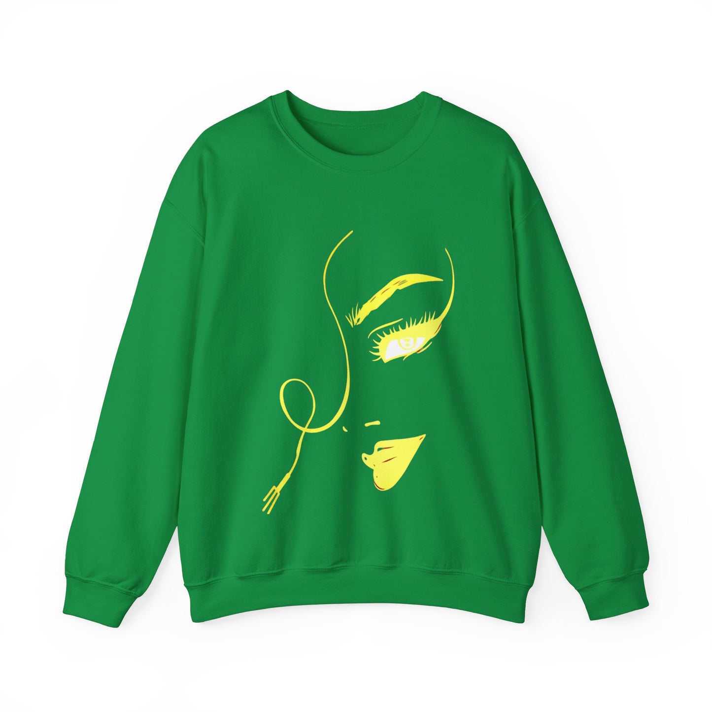 Women's Face Crewneck Sweatshirt