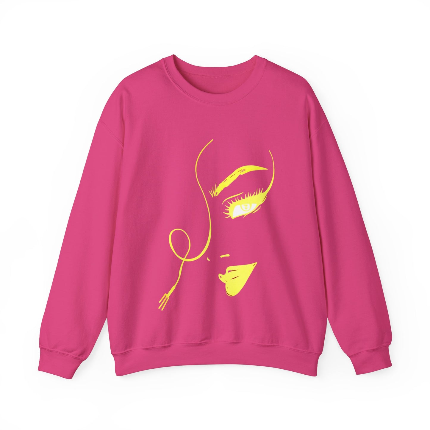 Women's Face Crewneck Sweatshirt
