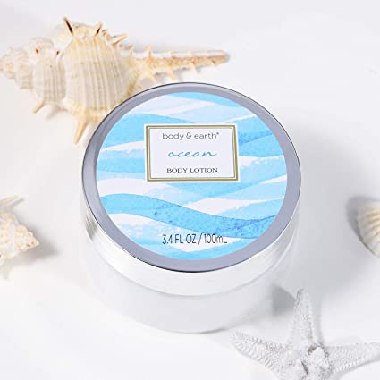 7 Pcs Ocean Scent Body & Earth Spa Gift Baskets for Women