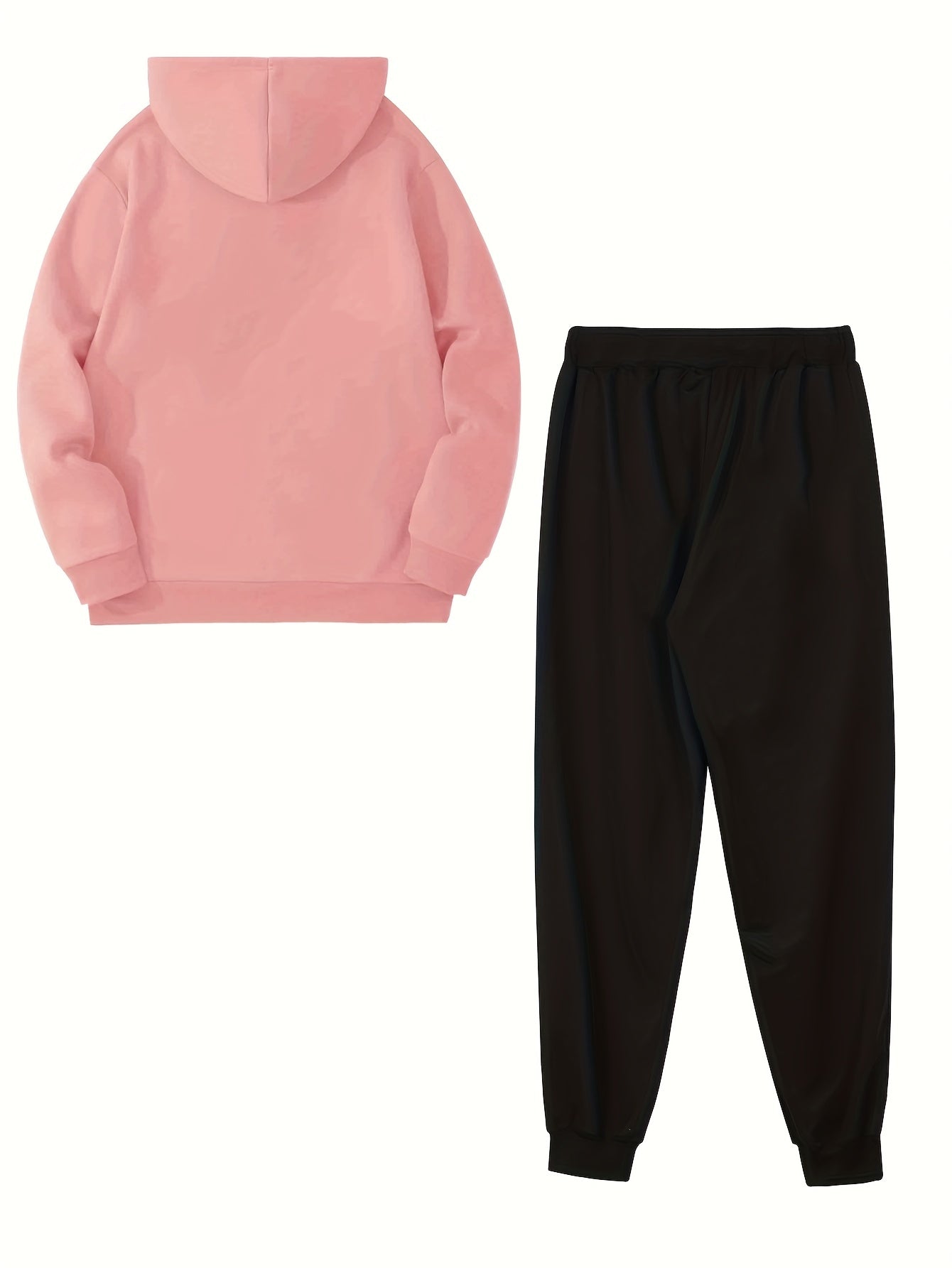 King With The Crown Graphic Print, Men's 2Pcs Outfits, Casual Hoodies Long Sleeve Pullover Hooded Sweatshirt And Sweatpants Joggers Set, Men's Clothing