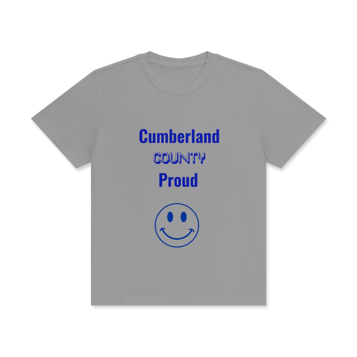 Cumberland County Unisex Classic Crew Neck Cotton T-Shirt,Cumberland,Cumberland County,Unisex,T-shirt,Women,Men,MOQ1,Delivery days 5