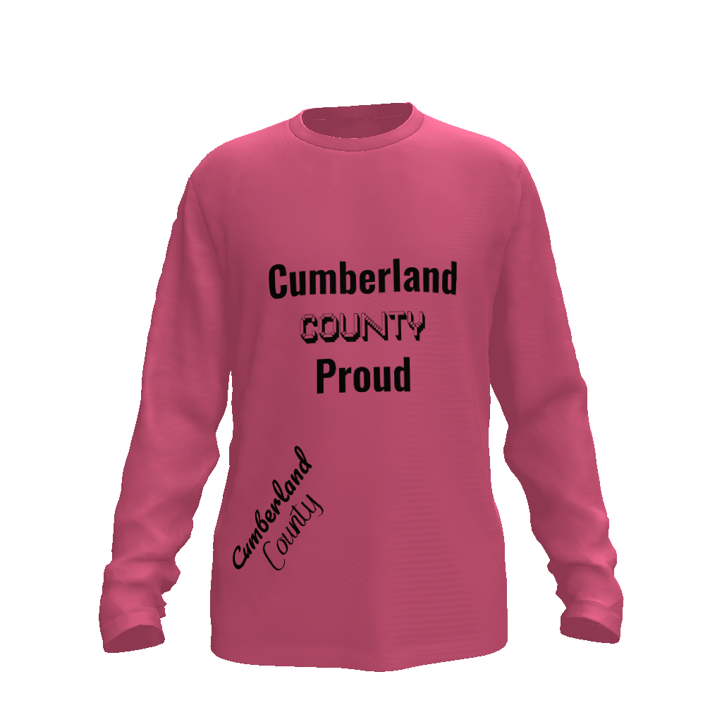 Cumberland County Unisex Long Sleeve T-Shirt,Cumberland County,Unisex,T-shirt,Long Sleeve,Cumberland,Men,Women,MOQ1,Delivery days 5