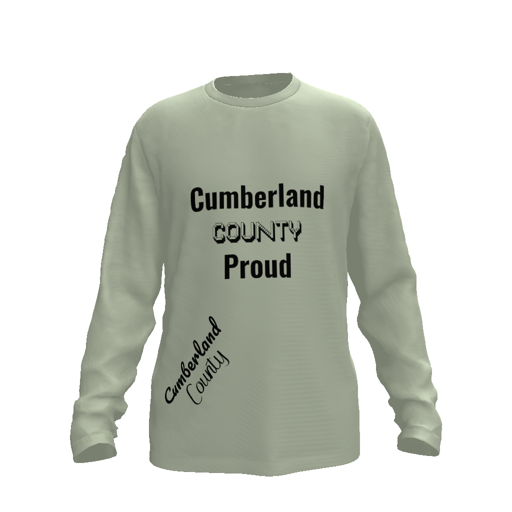 Cumberland County Unisex Long Sleeve T-Shirt,Cumberland County,Unisex,T-shirt,Long Sleeve,Cumberland,Men,Women,MOQ1,Delivery days 5