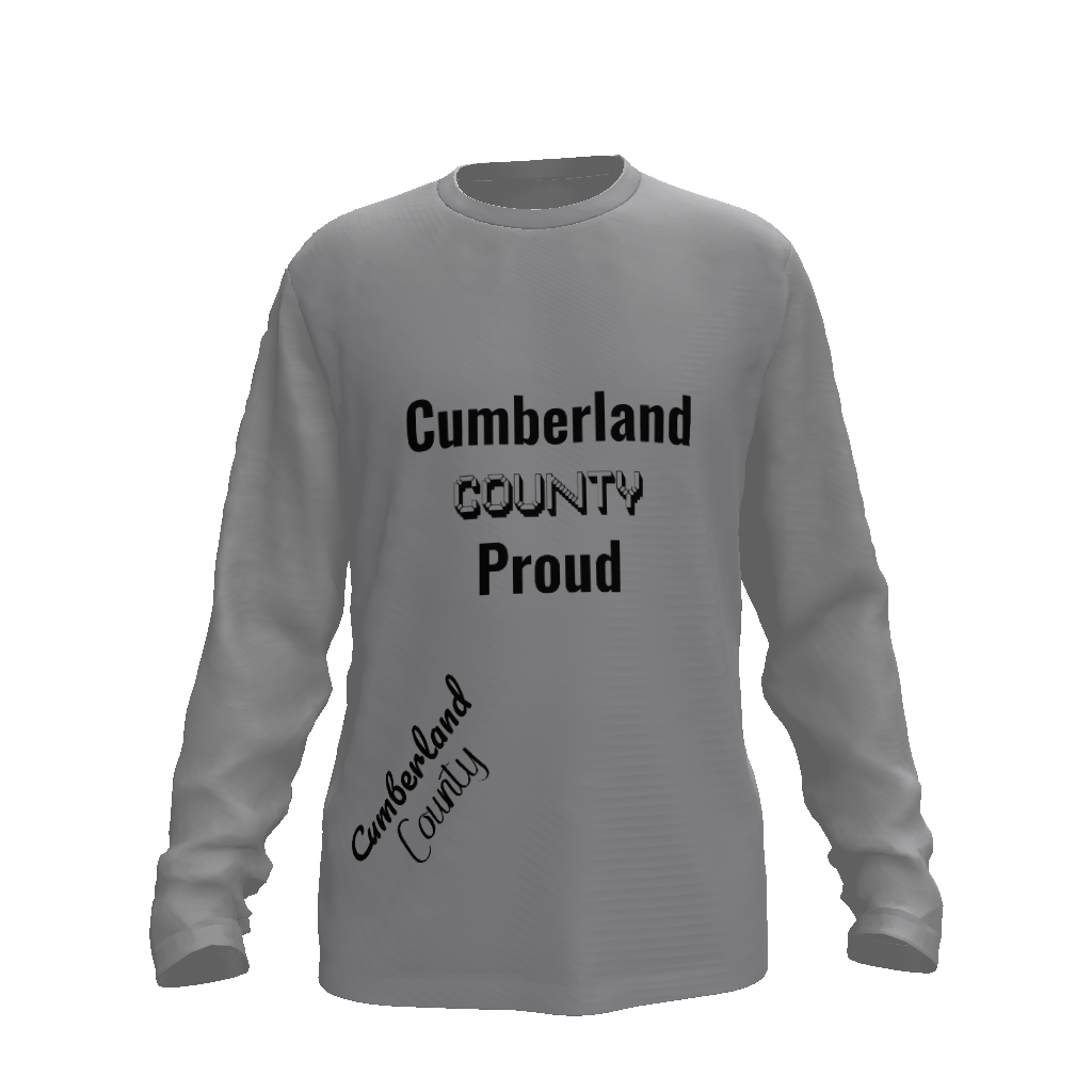 Cumberland County Unisex Long Sleeve T-Shirt,Cumberland County,Unisex,T-shirt,Long Sleeve,Cumberland,Men,Women,MOQ1,Delivery days 5
