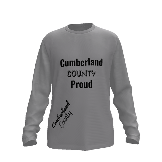 Cumberland County Unisex Long Sleeve T-Shirt,Cumberland County,Unisex,T-shirt,Long Sleeve,Cumberland,Men,Women,MOQ1,Delivery days 5