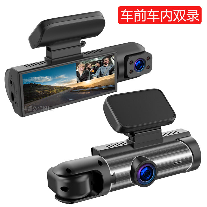 HD night vision 1080P 360 degree car double video recorder