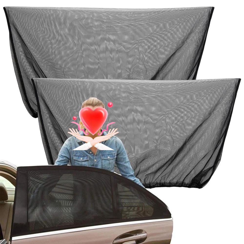 Car anti-mosquito window screen Car shade window anti-mosquito net anti-insect car curtain mosquito net sunblock screen net