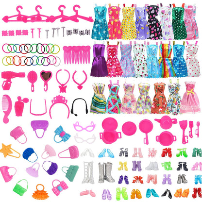 68pcs Princess Doll Accessories Set