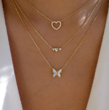 Gold Plated Crystal Necklace