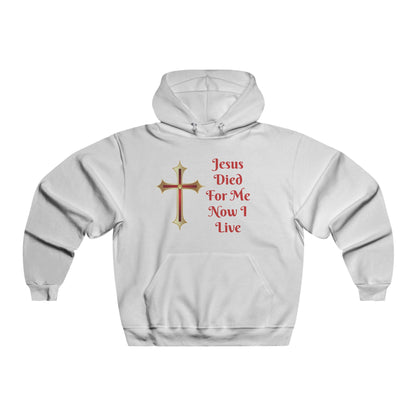 Faith-Inspired Men's Hooded Sweatshirt, Religious Hoodie, Inspirational Apparel, Christian Gift, Casual Comfort, Everyday Wear