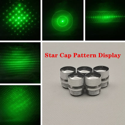 SQL002  Multi Pattern Laser Pointer, Creating Festive Atmosphere，Pet Kitten Dogs Laser Pen Toys Chaser Tease Cat Pointer Pen Toys For Cats, Indoor Training Chaser Toys Pointer With Star Cap, Adjustable Focus For Teaching Outdoor Hunting