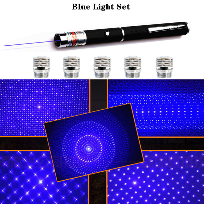 SQL002  Multi Pattern Laser Pointer, Creating Festive Atmosphere，Pet Kitten Dogs Laser Pen Toys Chaser Tease Cat Pointer Pen Toys For Cats, Indoor Training Chaser Toys Pointer With Star Cap, Adjustable Focus For Teaching Outdoor Hunting