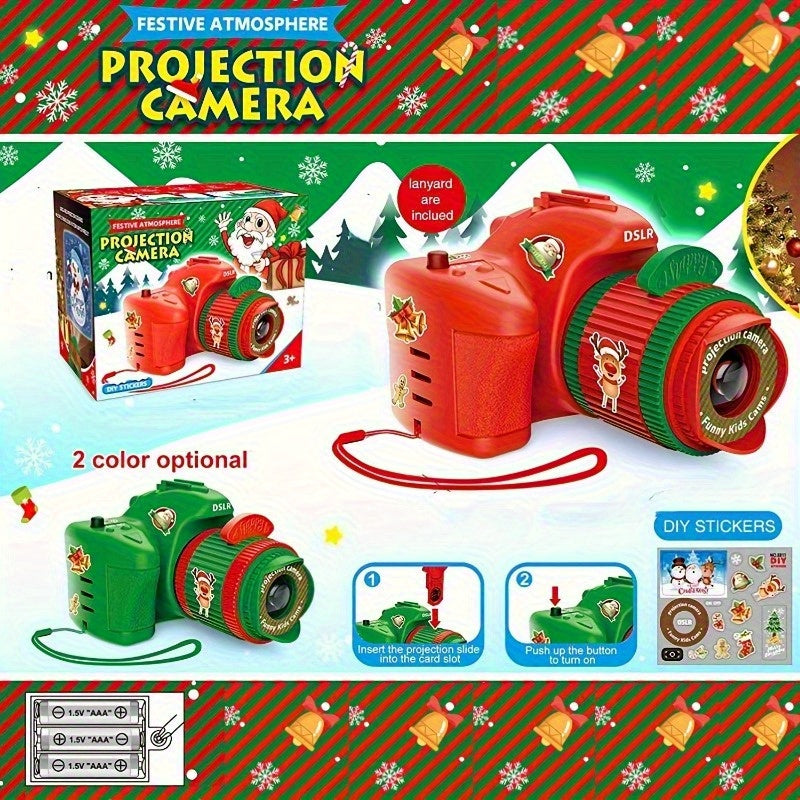 1Pc Magic Light Projector, Flashlight Toy, Multiple Images Stickers