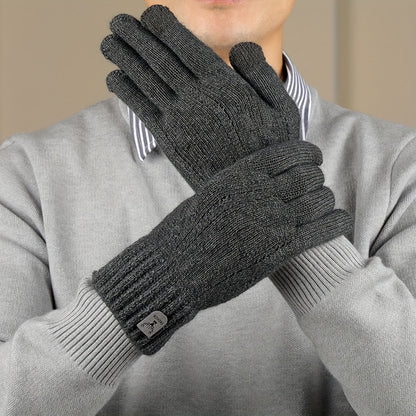 Winter Fleece Lined Warm Gloves For Women Men,  Anti-Slip Full Fingers Glove Thermal Warm Touch Screen Glove, Perfect For Cycling, Running, Driving, Hiking, Walking, Texting, Skiing And Daily Activities