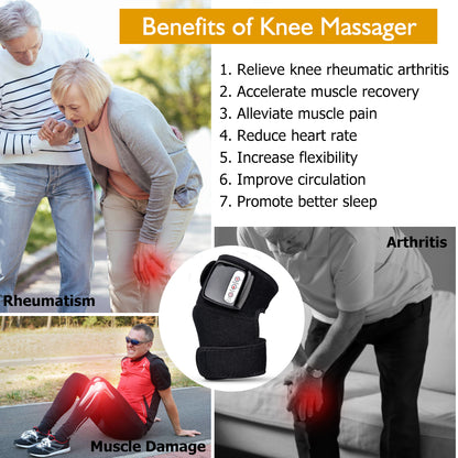 Electric Infrared Heating Knee Massager Wrap Elbow Joint Support Vibration Therapy Physiotherapy Machine Pain Relief