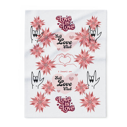 Self Love Arctic Fleece Blanket