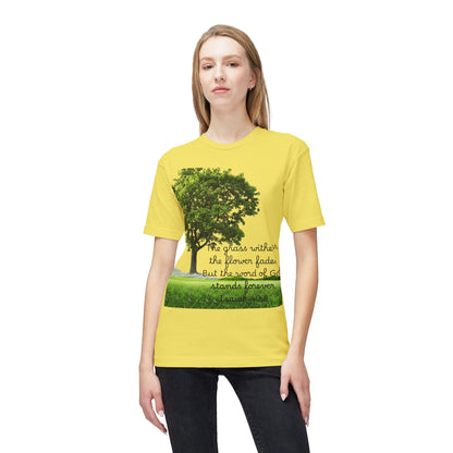 Inspirational Nature T-Shirt, God Quote Tee, Unisex Casual Shirt, Gift for Nature Lovers, Christian Apparel, Made in US