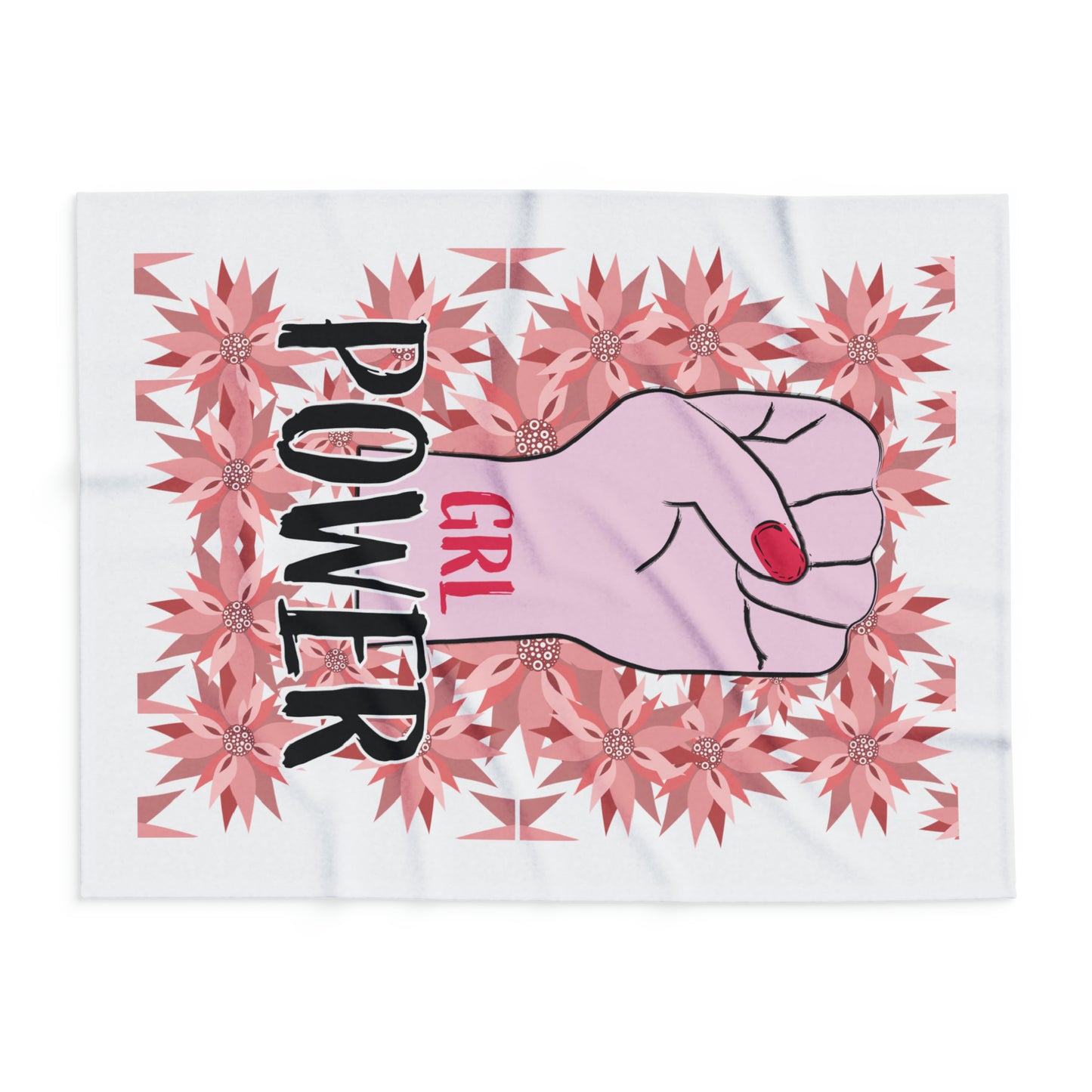 Girl Power Arctic Fleece Blanket
