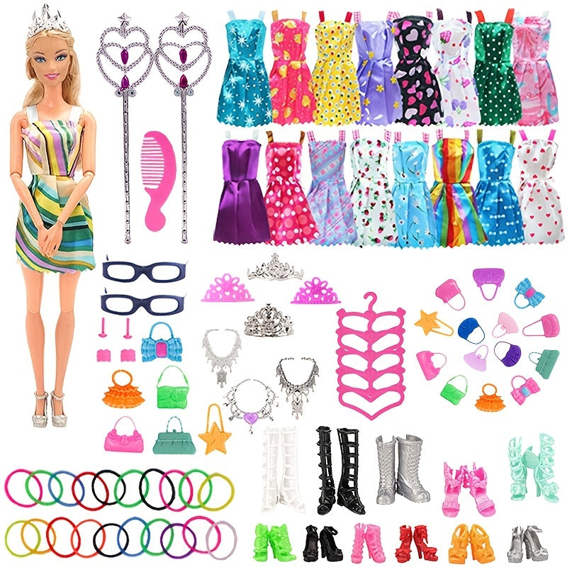 68pcs Princess Doll Accessories Set