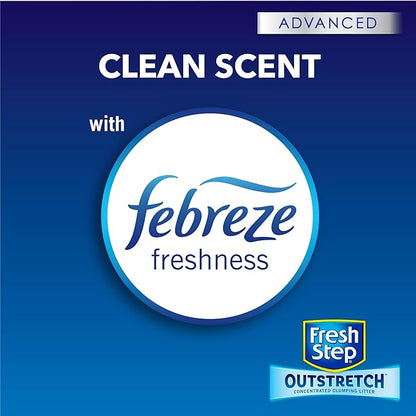 Fresh Step Advanced Clumping Cat Litter, Outstretch, Extra Large, 32 lbs total (2 Pack of 16lb Boxes)