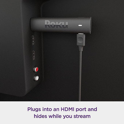 Roku Streaming Stick | Portable Device 4K/HDR/Dolby Vision. Voice Remote, Free & Live TV